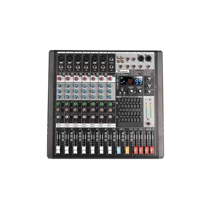 会议扩声系统专业12路调音台（带编组）WPV-AT2412